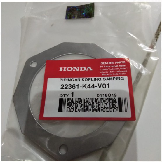 Piringan Kopling Samping Plate Clutch Side Honda Beat FI ESP 22361 K44 V01 22361 K44 V81