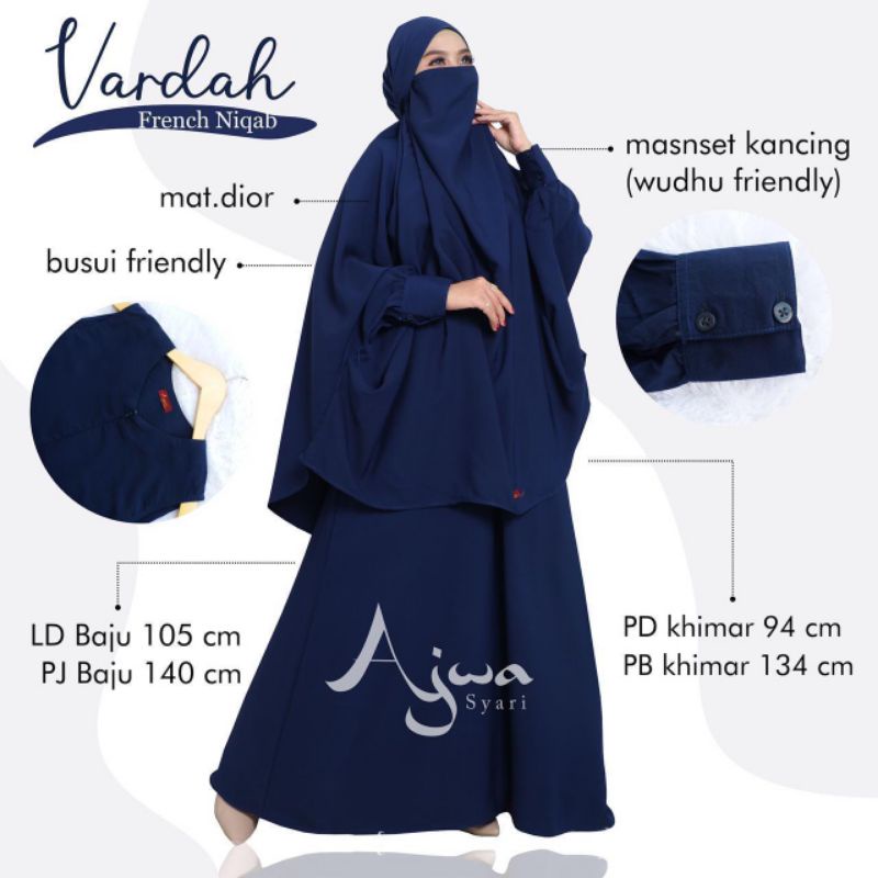 Gamis Muslimah Vardah Syar'i