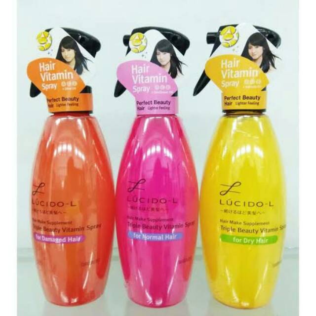 Jual LUCIDOL HAIR MAKE SUPPLEMENT TRIPLE BEAUTY VITAMIN SPRAY 200 ML