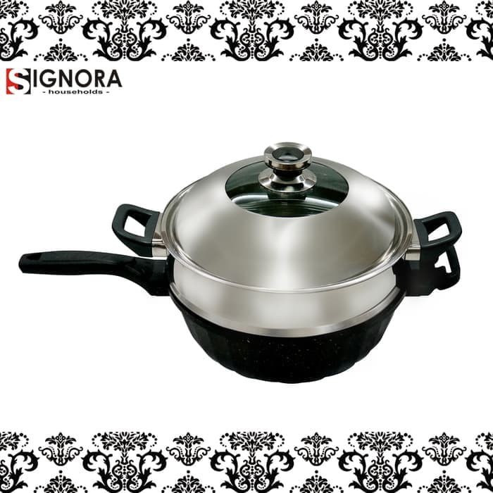 SIGNORA New Steam Wok 32 CM + Bonus Kategori 3