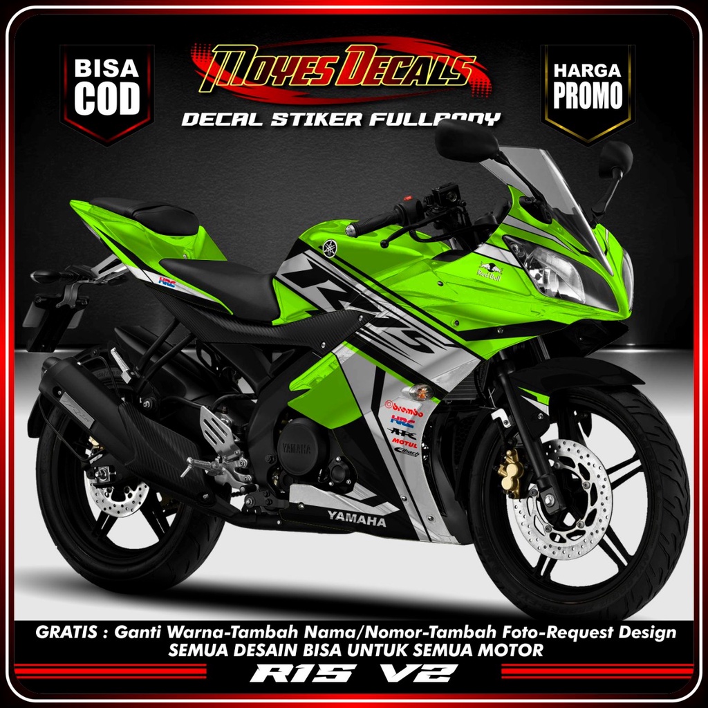decal r15 v2 old stiker decal motor r15 v2 old stiker motor r15 v2 old full body stiker motor yamaha