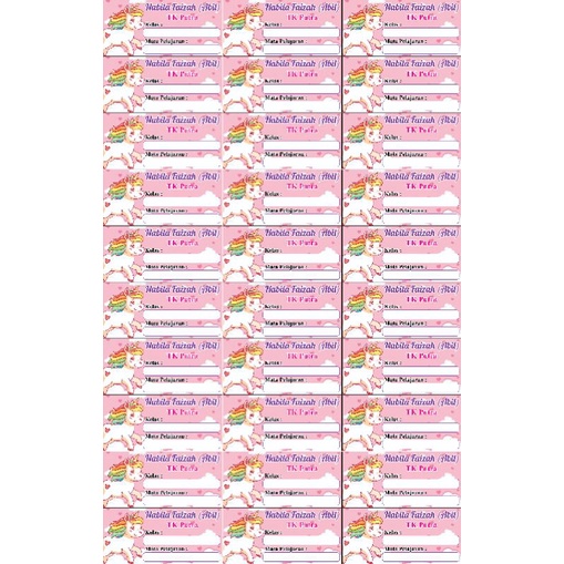 

stiker buku anak sekolah