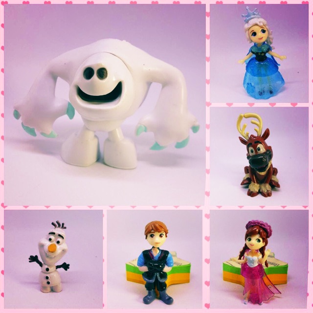 topper cake / patung mainan figure karakter frozen