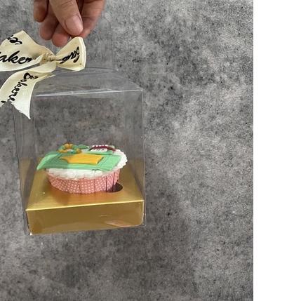 10 PCS KOTAK CUPCAKE ISI 1 / CUPCAKE BOX / DUS CUPCAKE ISI 1