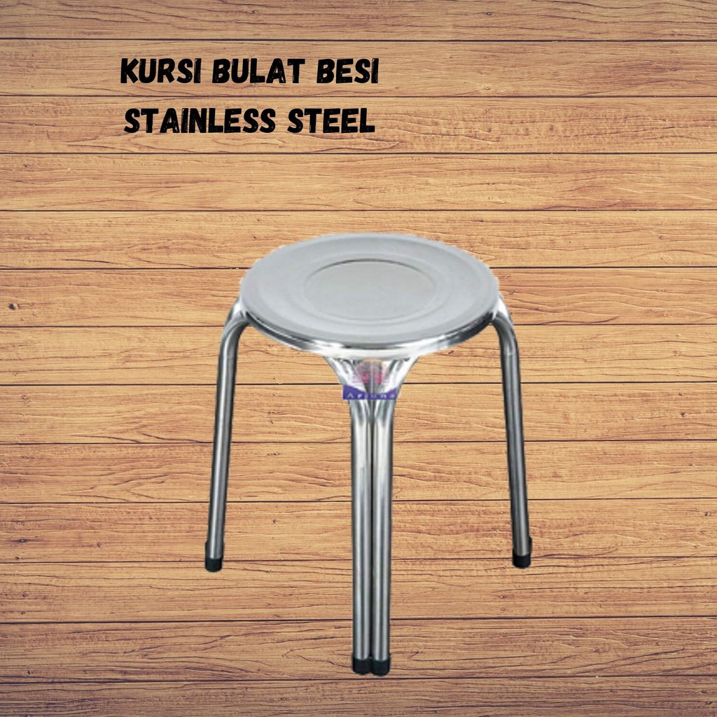 Kursi Besi Stainless steel Kursi Teras kursi kerja kursi kantor