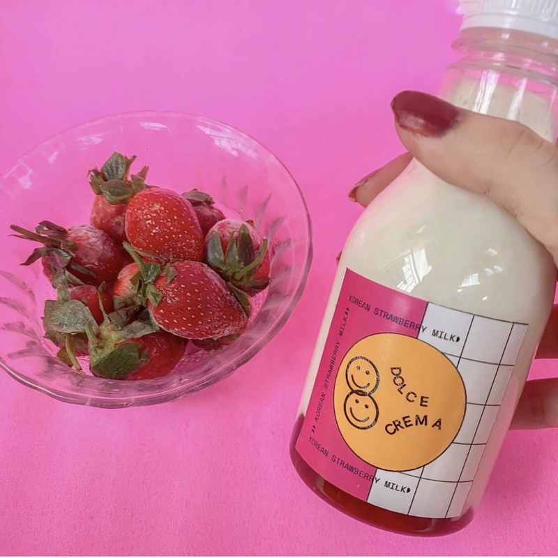 

Korean Strawberry Milk