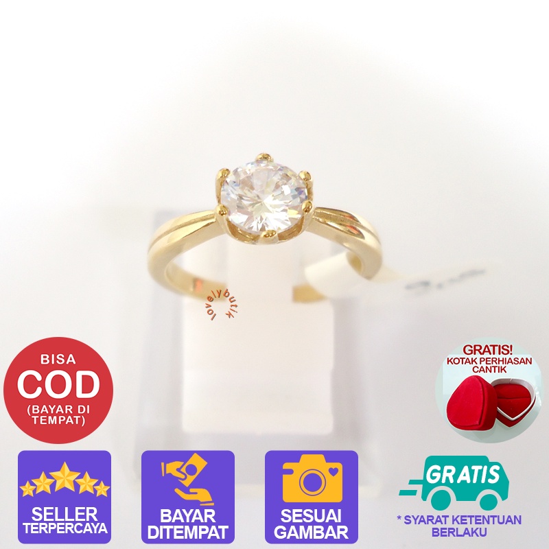 Lovelybutik Angelonia Cincin Titanium Wanita