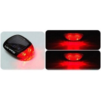 Solar Bicyle Taillight Warning Light / Lampu Rambu Sepeda - 909