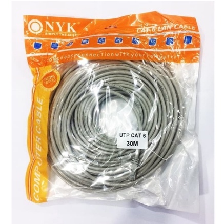 ITSTORE kabel LAN 30M Cat6 UTP meter High Quality NYK