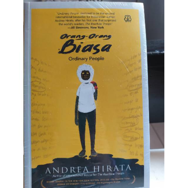 Buku Andrea Hirata bertanda tangan ASLI