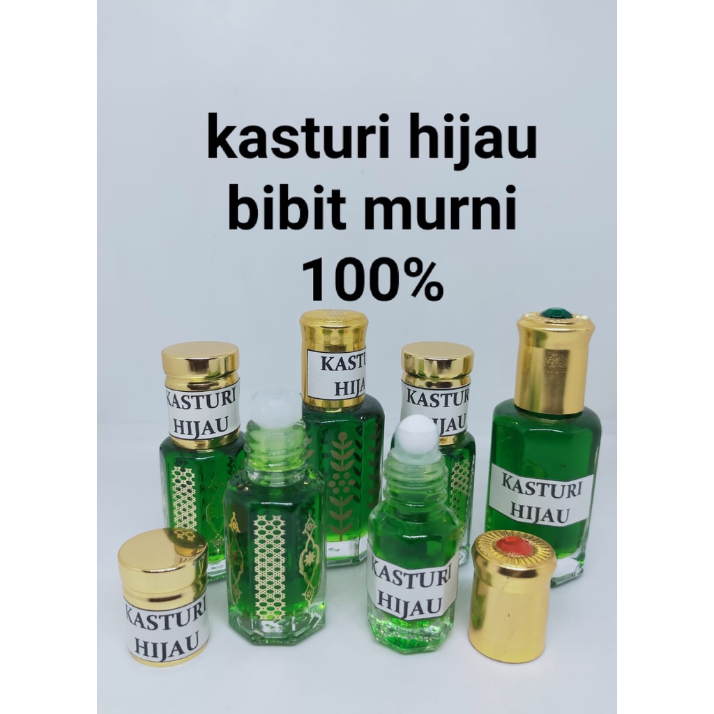 PARFUM KASTURI HIJAU/CASTURI BIBIT MURNI 100%