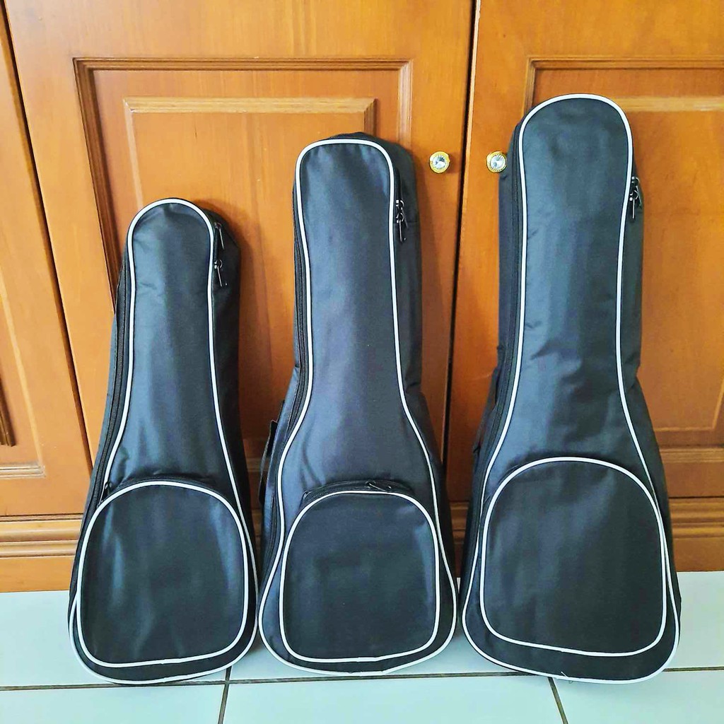 Sarung Ukulele Busa Soprano Concert Tenor 21 23 26 Hitam