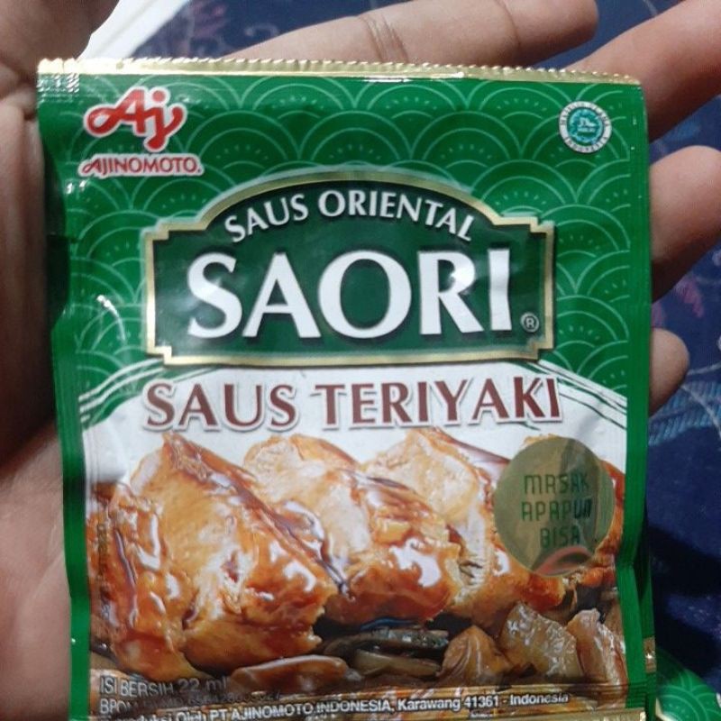 

SAORI - SAUS TERIYAKI SACHET 22 ML - AJINOMOTO