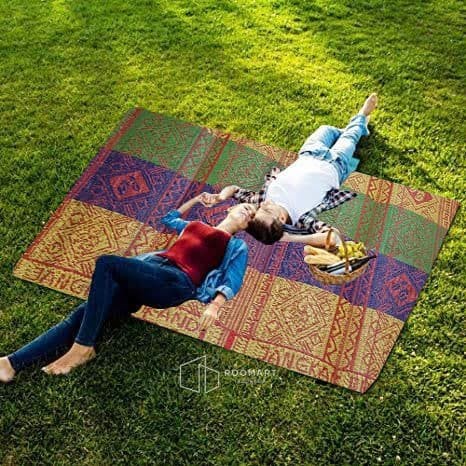 Tikar - Tikar Jangkar Lipat / Tikar Plastik - Ukuran 4X6 Random