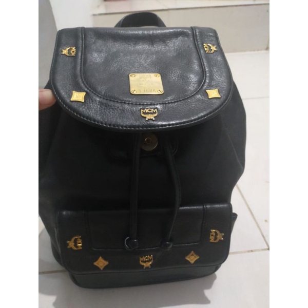 MCM bag serut Preloved