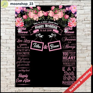 Backdrop Photobooth Wedding  Desain  Suka suka part 1 