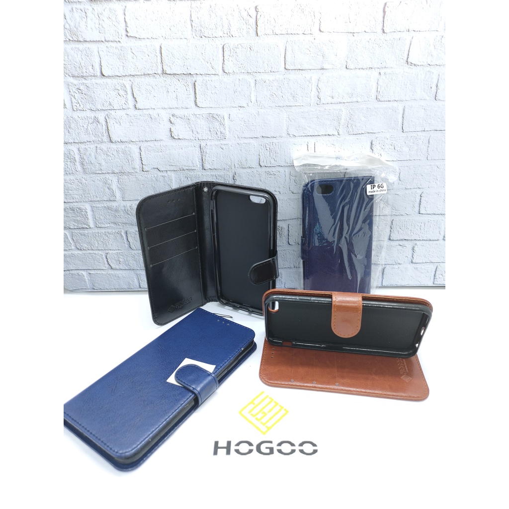 FLIP CASE WALLET IPHONE 6 6 PLUS 7 7 PLUS 8 8 PLUS 11 11 PRO 11 PROMAX 12 12 MINI 12 PRO 12 PROMAX X XR XS MAX CASE LEATHER WALLET DOMPET