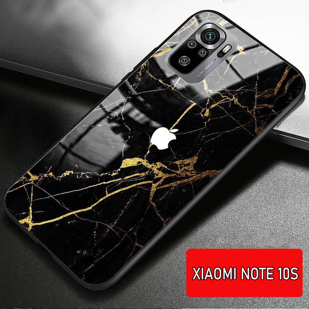Softcase Glass Kaca XIAOMI REDMI NOTE 10 S - Casing HP XIAOMI REDMI NOTE 10 S [ S47].