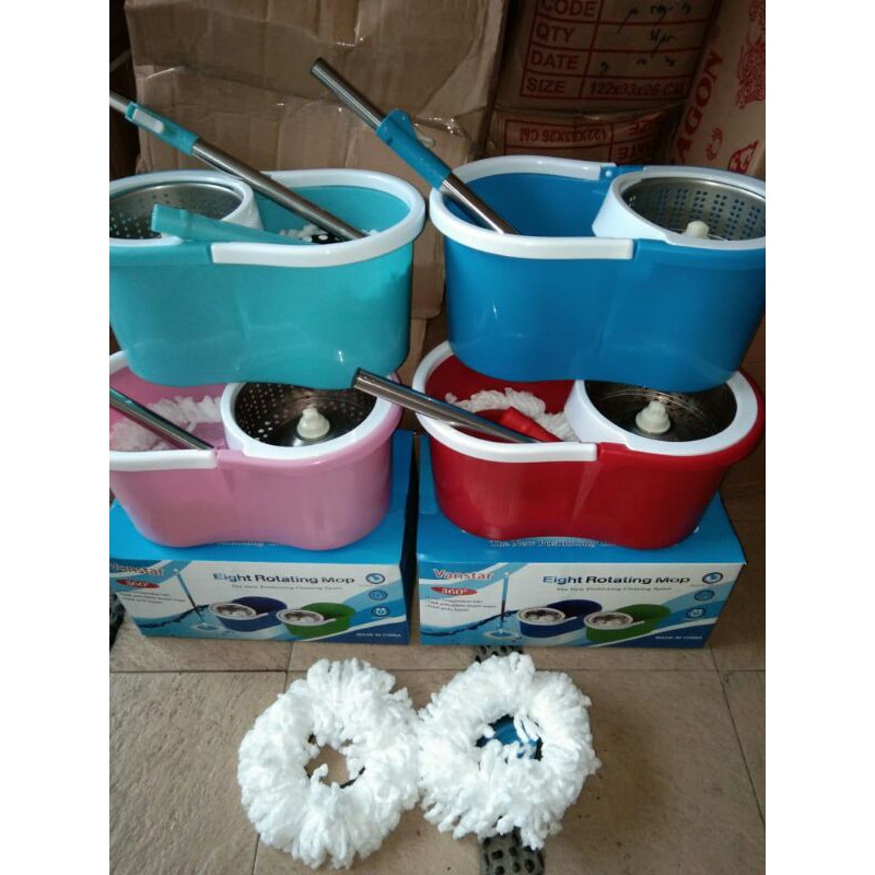 Spin mop/ magic mop pel / alat pel lantai