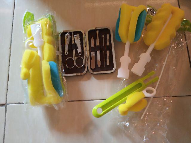 Sikat Botot Sponge Sangat Lembut Dan Kuat 1 Set 4 Pcs