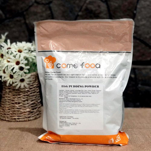 Come Food Egg Pudding 1 Kg / Come Food Topping Dessert / Silky Puding