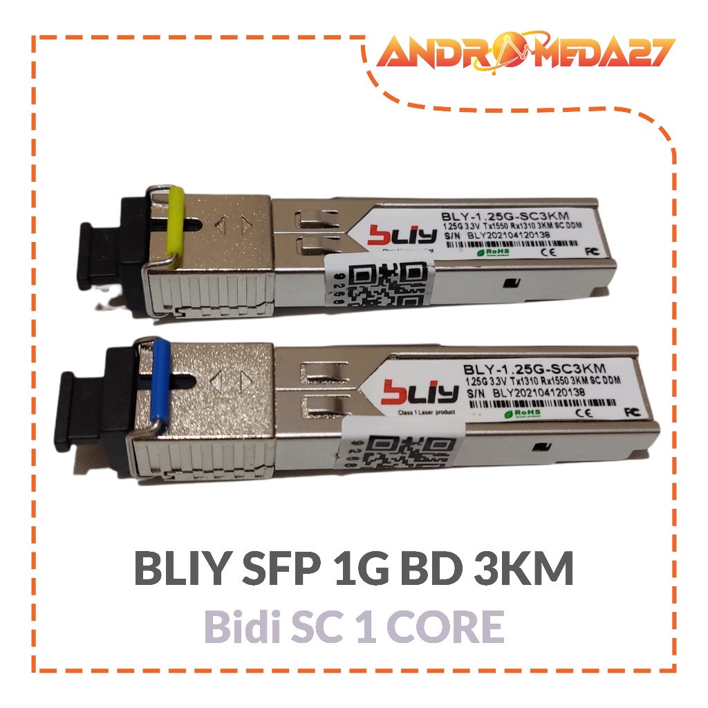 SFP BIDI SM SC 1,25G 3Km Single Core