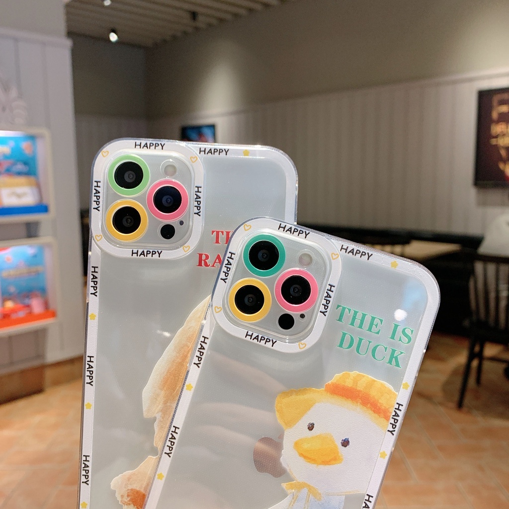 Softcase lens cover ducknrabbit iPhone type 12 13 mini pro promax