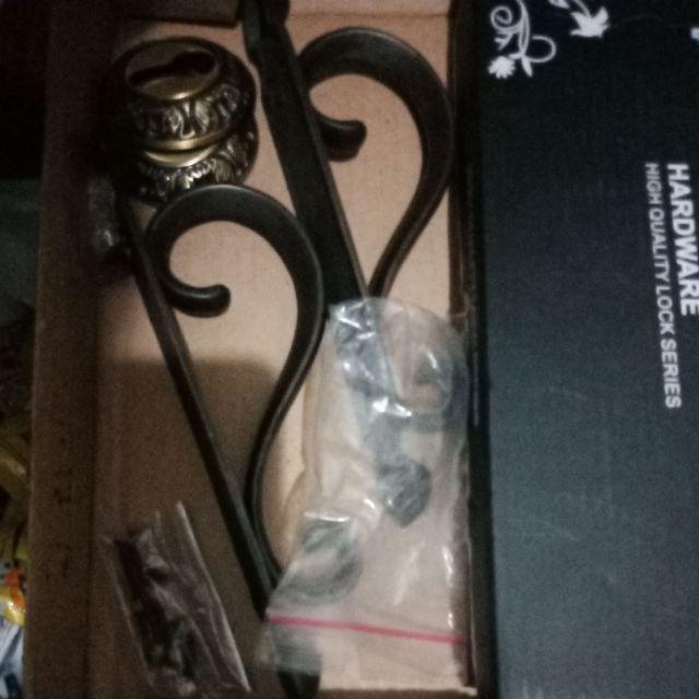 Termurah Harga Handle Pintu Rumah Minimalis Kuningan Antik Motif Cumi Terbaik Paket Hemat