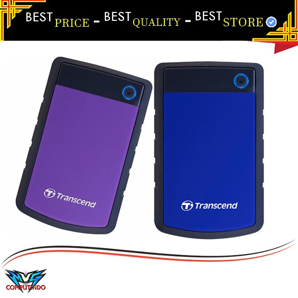 Transcend Storejet 25H3 4TB HDD / HD / External Harddisk Antishock USB 3.1