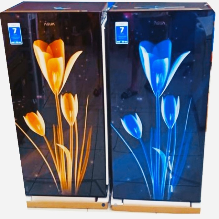 KULKAS AQUA 181 BUNGA AQR-D181 LB / LK