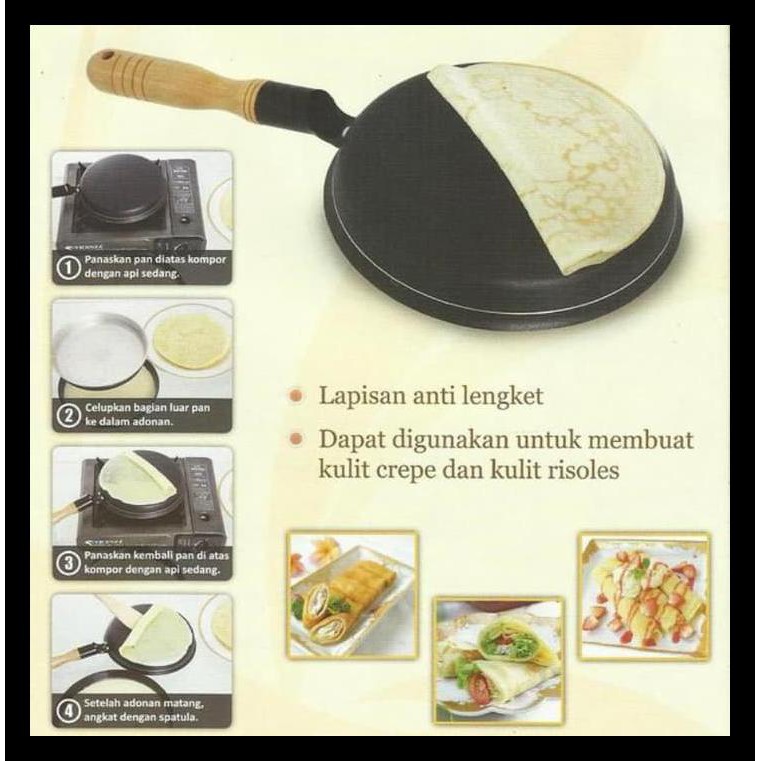 Multi Creper Alat Cetak Buat Kulit Martabak Telor Risoles Dadar Gulung Terlengkap