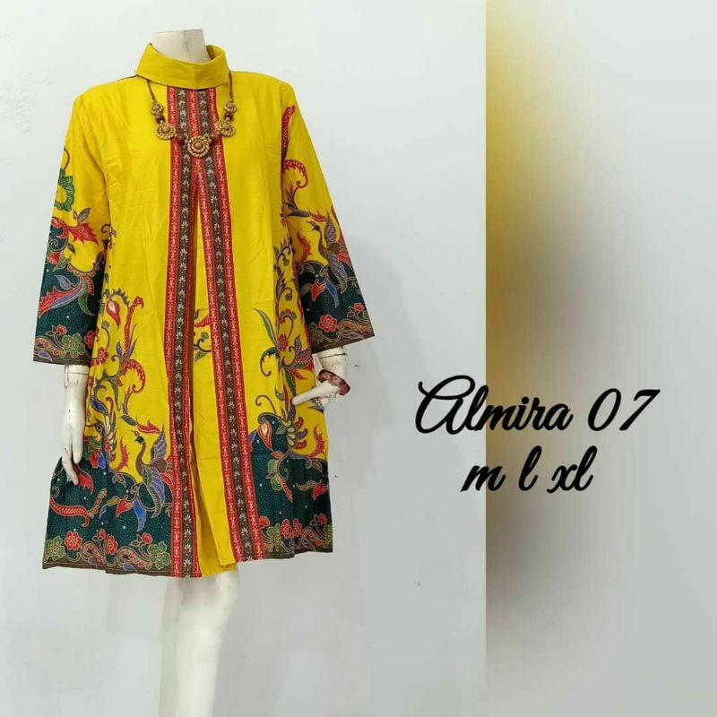 TUNIK BATIK TERLARIS DRESS BATIK ALMIRA