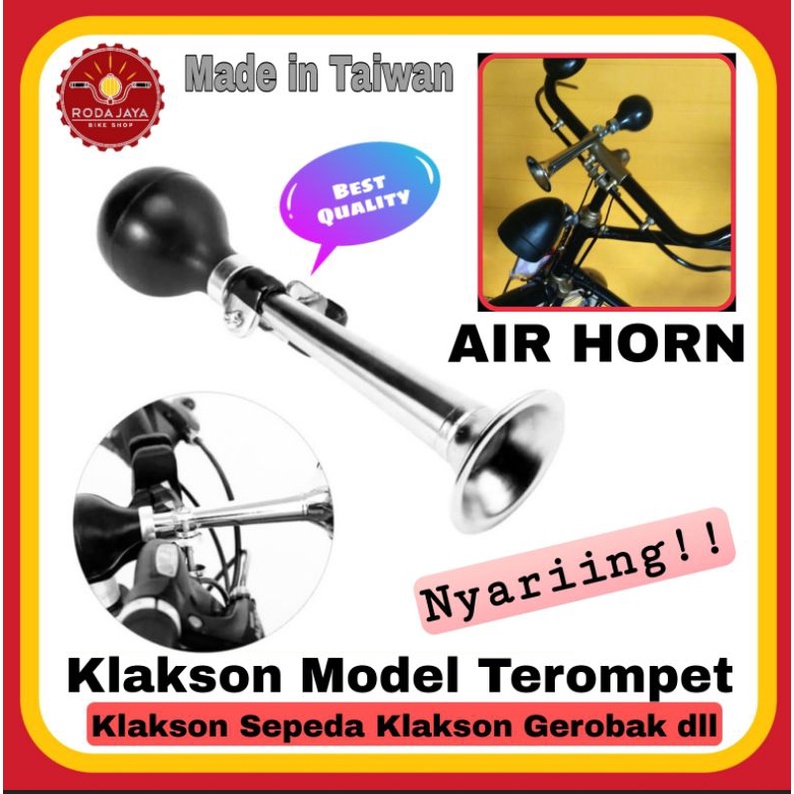 Bel Klakson Sepeda Terompet Taiwan Vintage Ontel Gerobak Jualan