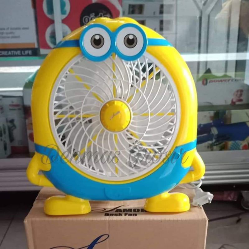 (COD) Kipas Angin Karakter 10inci/ Kipas Angin Karakter Jumbo / Kipas Box Karakter / Kipas Angin Meja