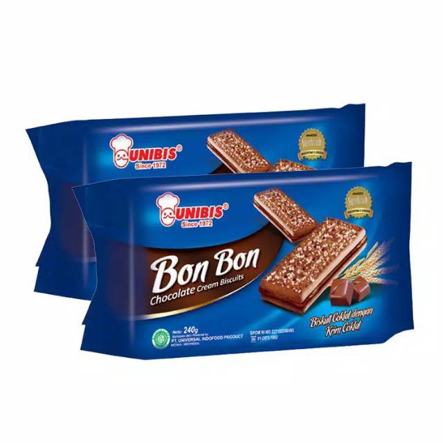 

Biskuit bon bon unibis coklat