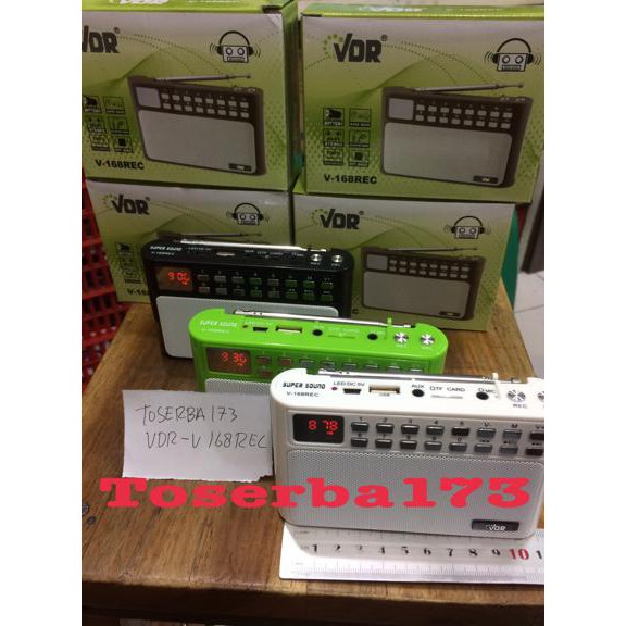 Super Sale speaker recam VDR 168 REC Ready Stock