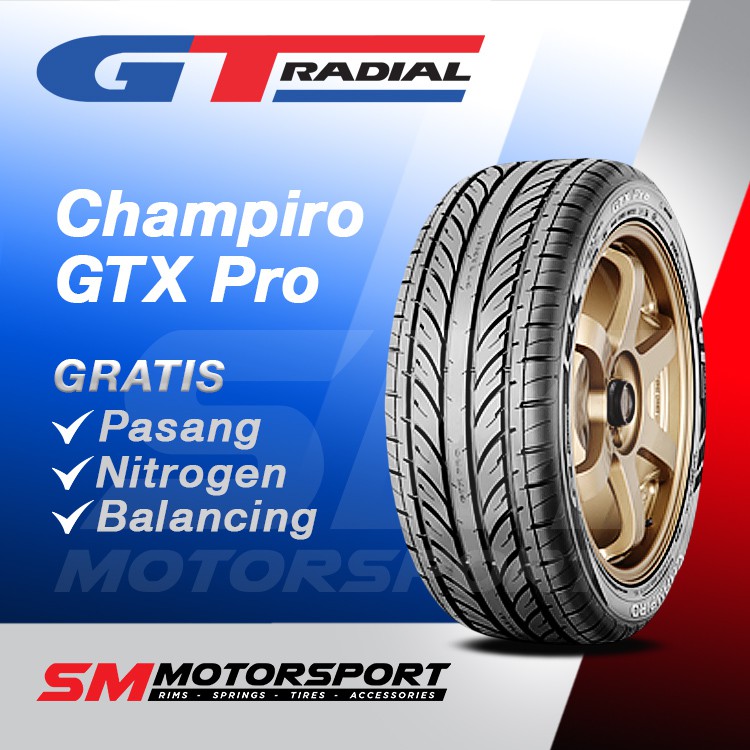 GT Radial Champiro GTX Pro 185 65 R13 Ban Mobil