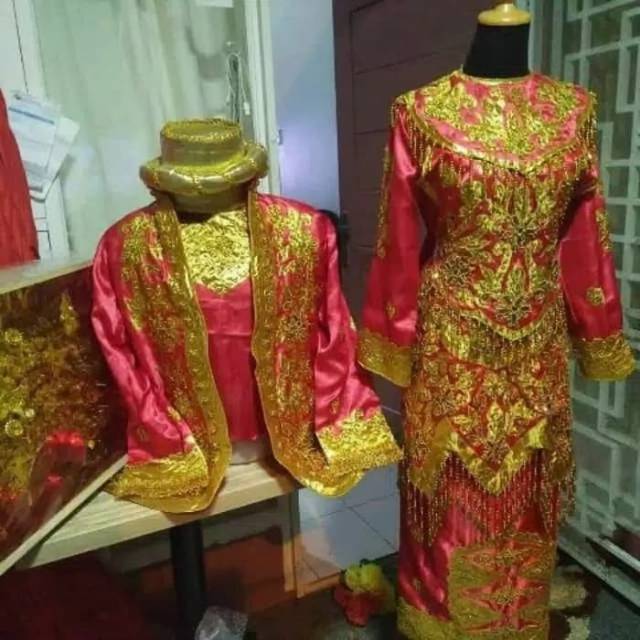 Baju pengantin adat palembang