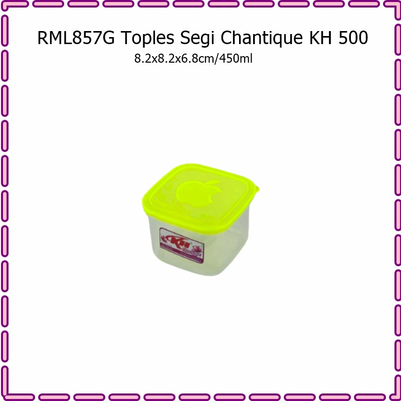 Toples Segi Mini Cantik KH 450ml &amp; 700ml