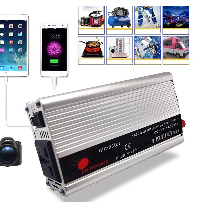 POPULER Power Inverter 1000 Watt / Inverter 1000W DC To AC Car Power Converter Universal Inverter Mo