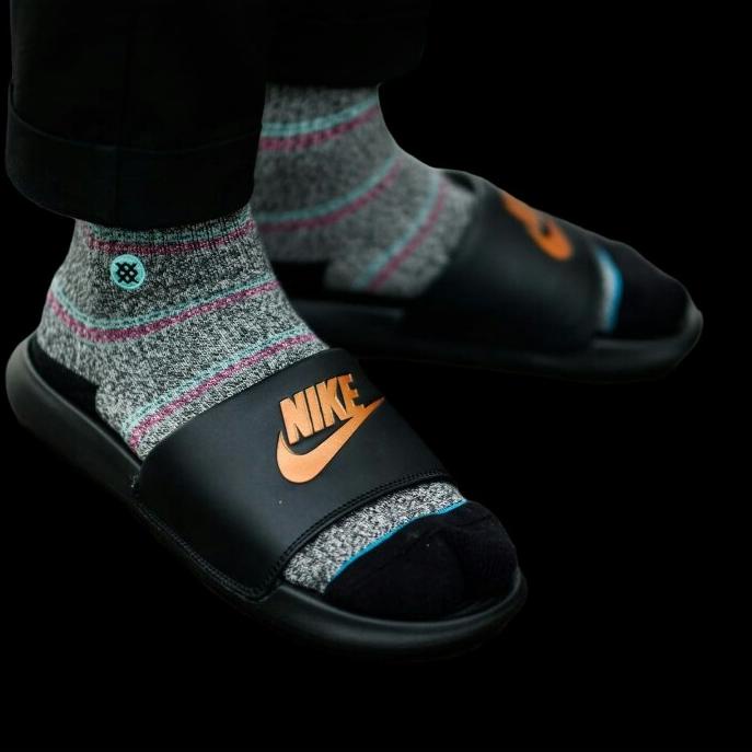 (PRODUK NHRAU) Sendal Nike Victori One ORIGINAL Sandal Pria BIG SIZE Ukuran JUMBO BESAR Slop Slip On