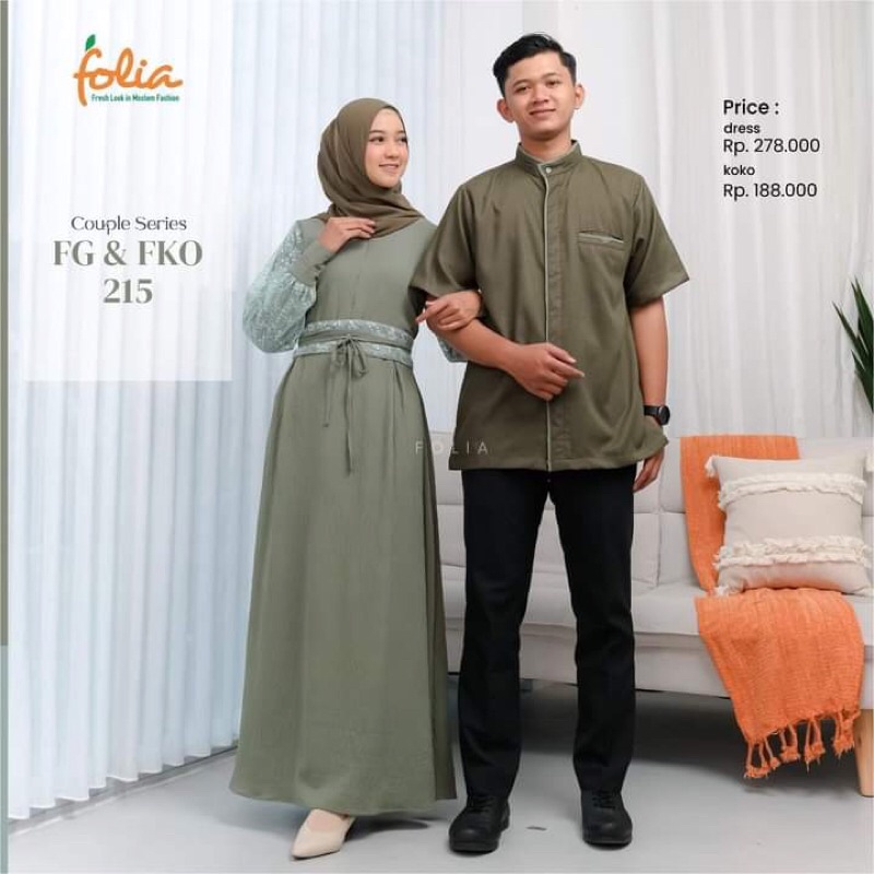 Folia set couple baju lebaran