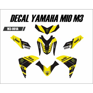 Decal Sticker Yamaha Mio M3 Full Bodi Shopee Indonesia