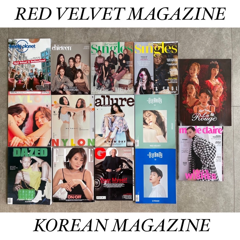 RED VELVET IRENE SEULGI WENDY JOY YERI KOREAN MAGAZINE