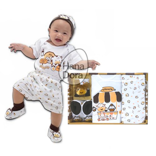 Kiddy Baby Set KD11148 - Set Pakaian Bayi / Kado Lahiran