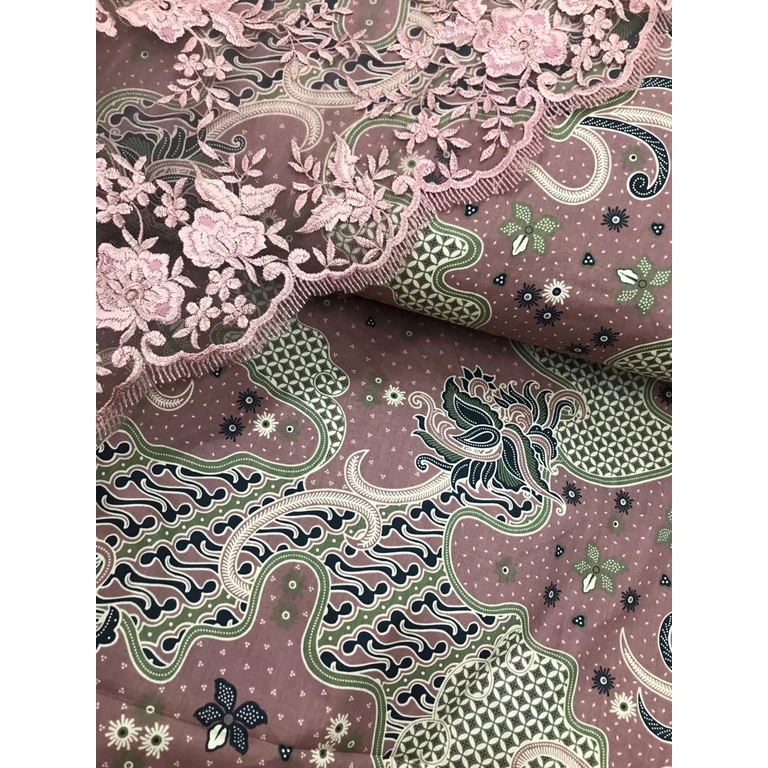 Kain Batik Meteran Pekalongan Bahan Katun Premium Jumputan Seragam Wisuda Sarimbit Kondangan Wanita Pria