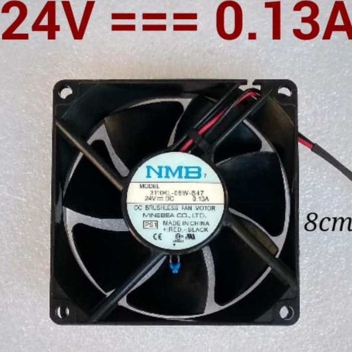 New Fan Dc 24v 8 cm NMB 3 kabel