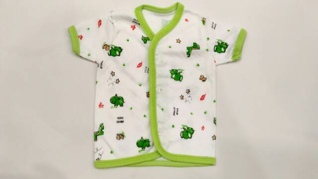 Per 3pcs baju bayi katun SNI baru lahir baju bayi pendek baju newborn