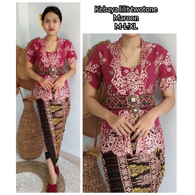 KEBAYA BALI METALIC TANGAN LILIT