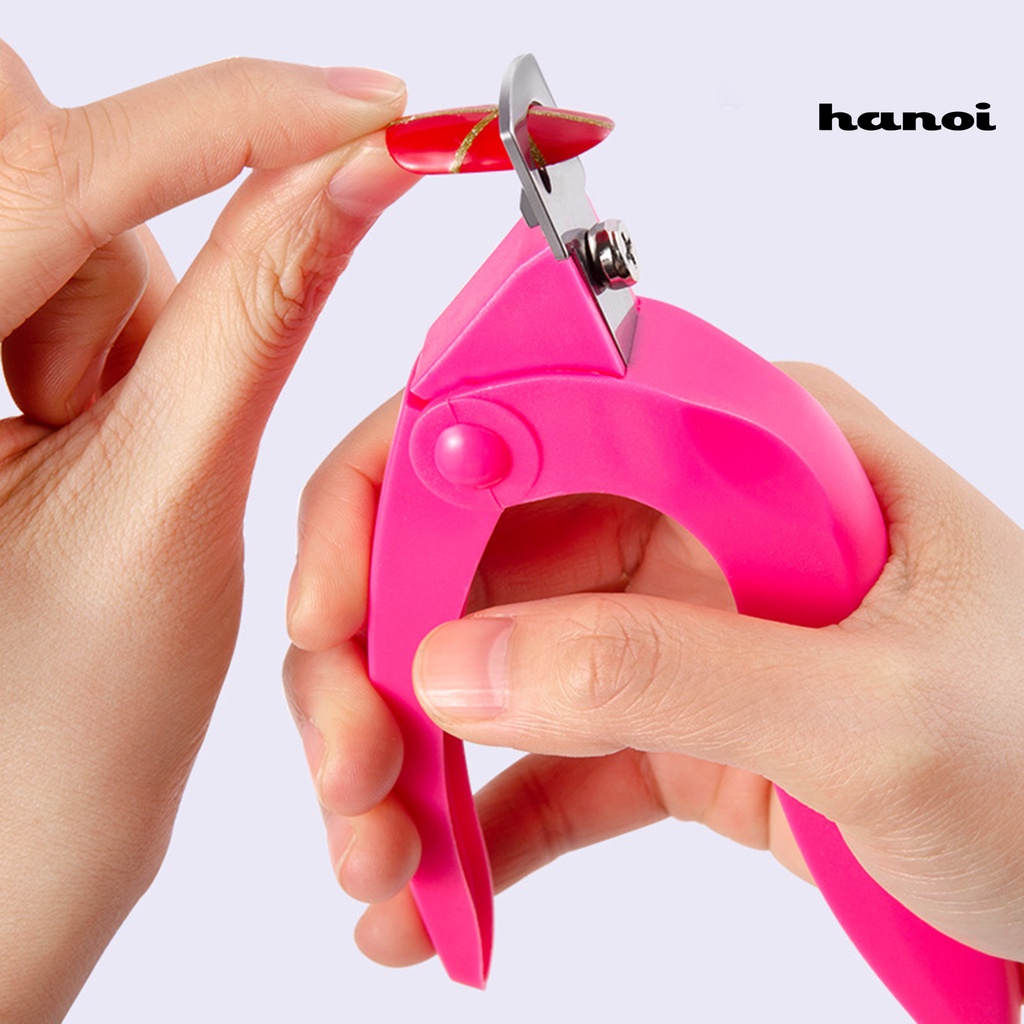 HQTM_U Shape Manicure Tools Plastic Professional Ergonomic Design Nail Trimmer Clipper for Manicurists